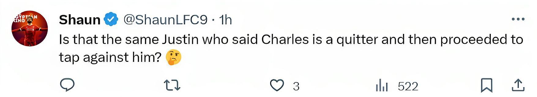 Comments on the tweet